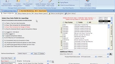 ImagineTime Due Date Master Forms Version 9 Legacy