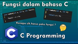 Functions/Procedures in C | Basic Concepts
