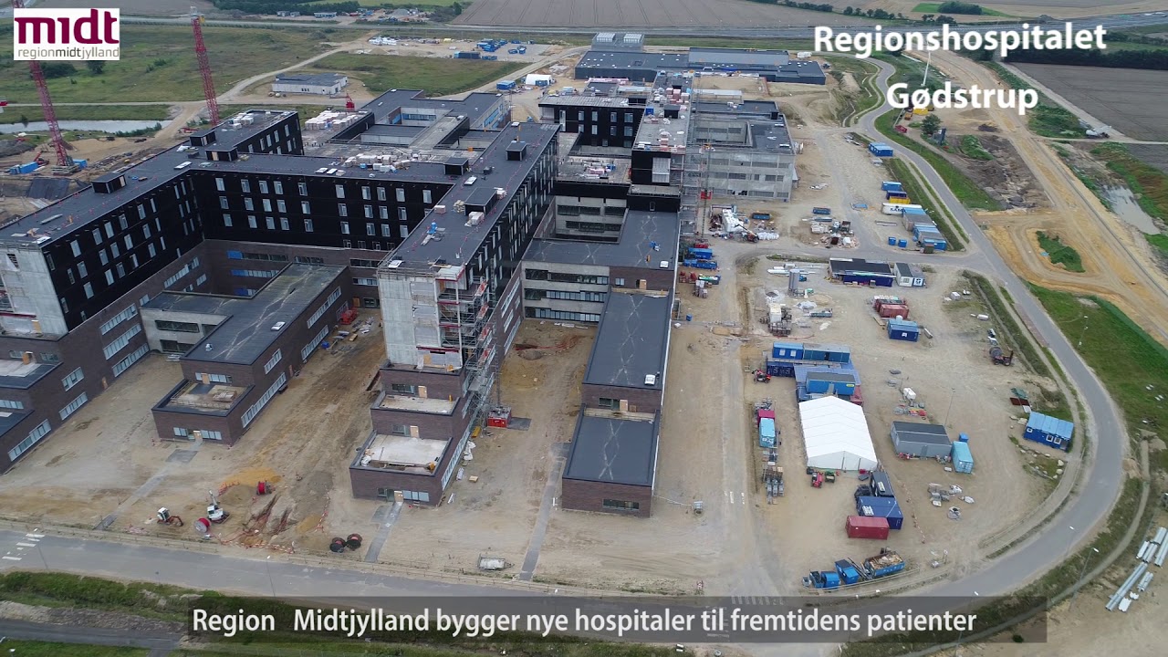 Hospitalsbyggerier i region Midtjylland