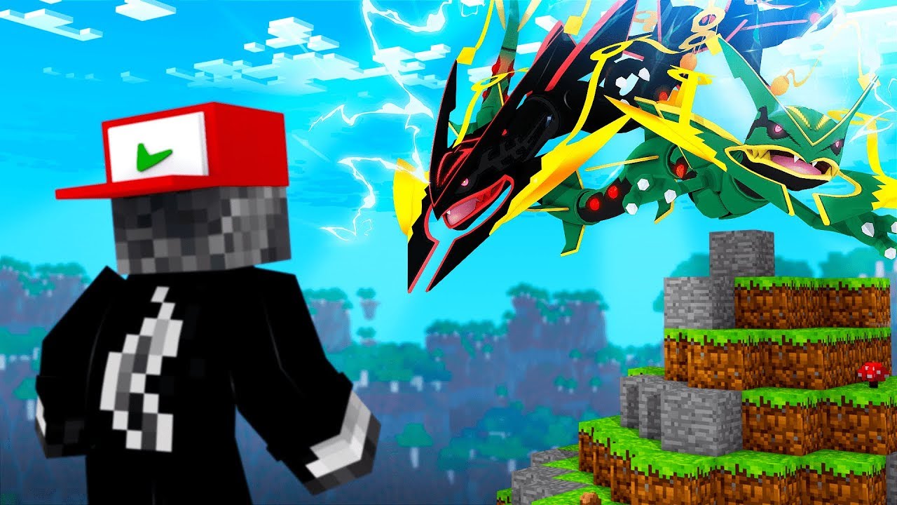 AVISTEI dois POKÉMON MEGA RAYQUAZA pra SÉRIE no MINECRAFT