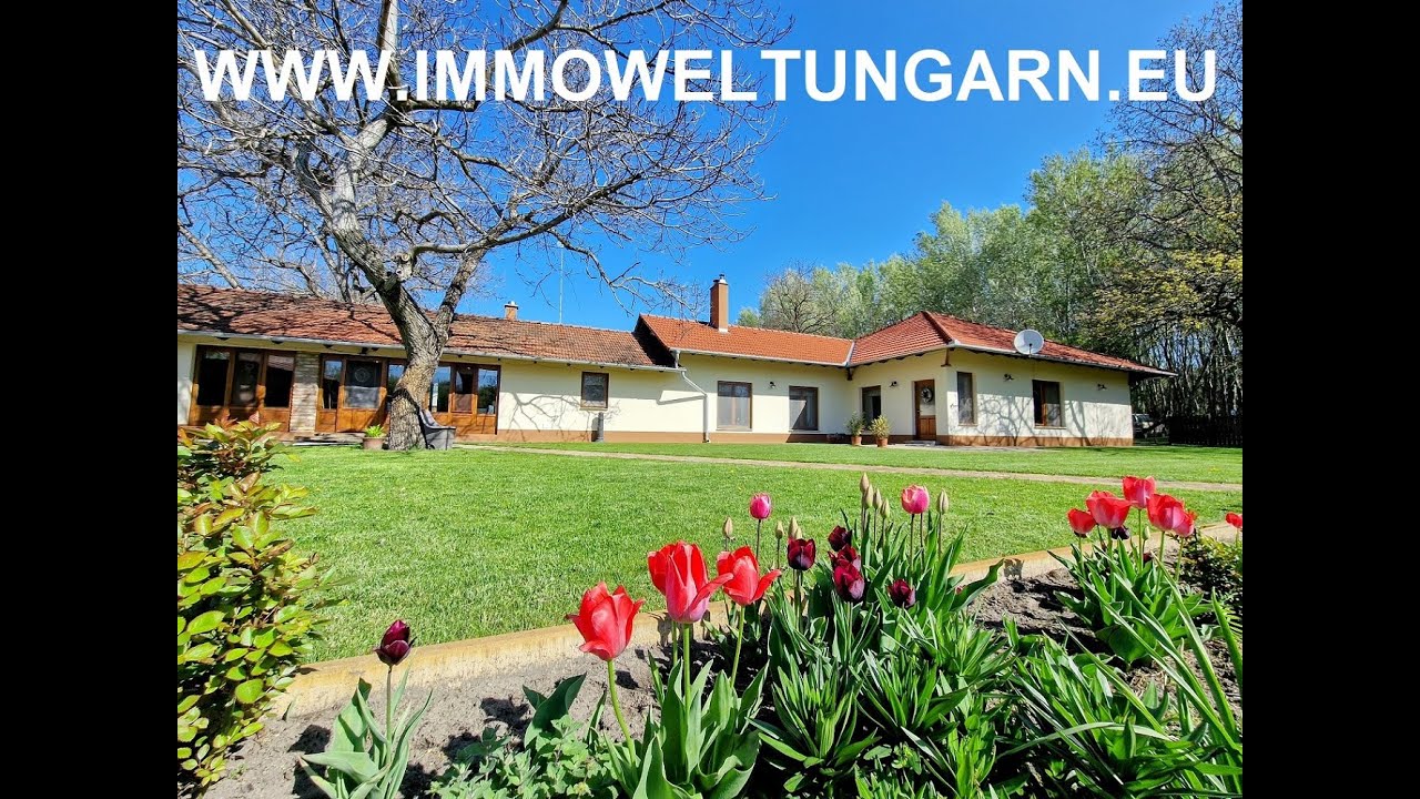 155 Milllion Huf ca. 402 000 Eur -  Riesiges Anwesen mit schönem Wohnhaus mit 2,1 Hektar Land ID1438