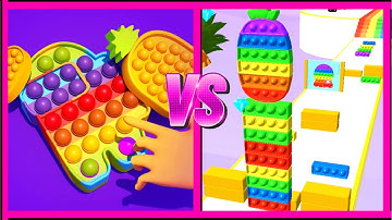 Fidget Rush VS Pop Us!  Gameplay Walkthrough All Levels  Update Video Android IOS UPDATE