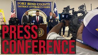 City of Meadows Place Police | Operation Sapphire Press Conference October 2022