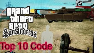 GTA San Andreas Cheat Code List HD All Important screenshot 2