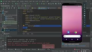 Android Studio (Kotlin) Simple Web View to App View Communication screenshot 2