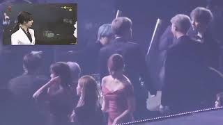 BTS reacts to Gfriend EUNHA  compilation @ SMA 2019
