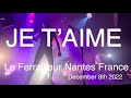 Capture de la vidéo Je T'aime Live Full Concert 4K @ Le Ferrailleur Nantes France December 8Th 2022