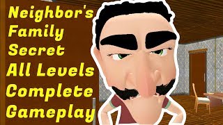 Neighbor's Secret Family Escape 3D Level 1 To Level 15 Full Gameplay Walkthrough screenshot 1