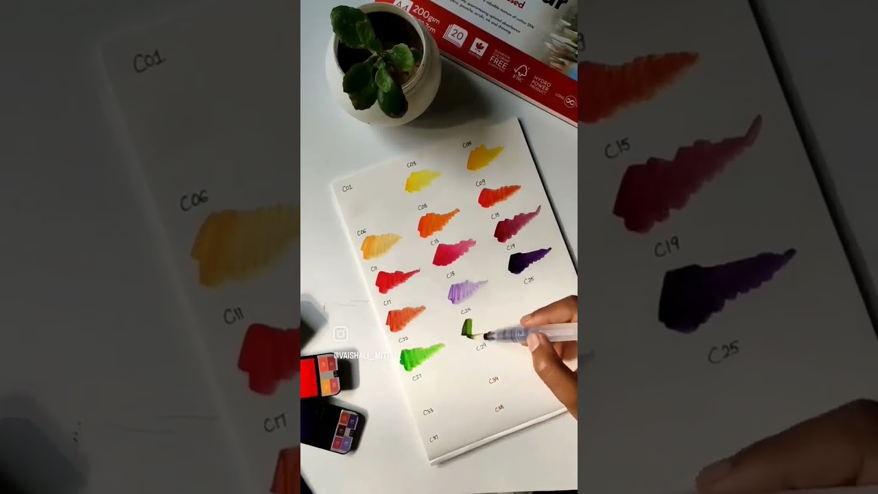 Brustro watercolors 