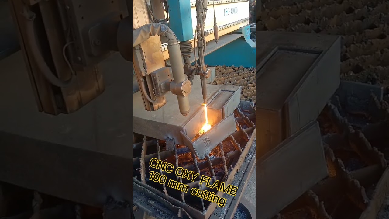 CNC PLASMA & OXY FLAME cutting 100 MM