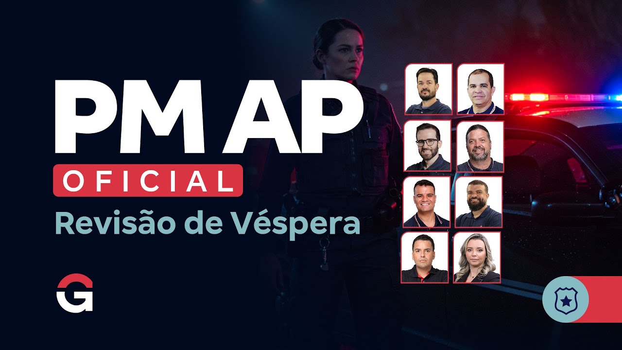 Concurso PM AP: Revisão de Véspera para Oficial