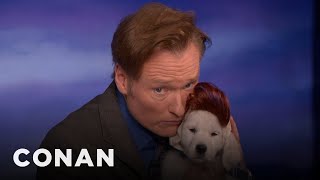 Puppy Conan Presents: Puppy Shaq & Hamster Conan | CONAN on TBS