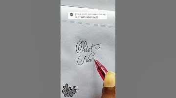 stylish name | Pilot Nathan | Calligraphy signature