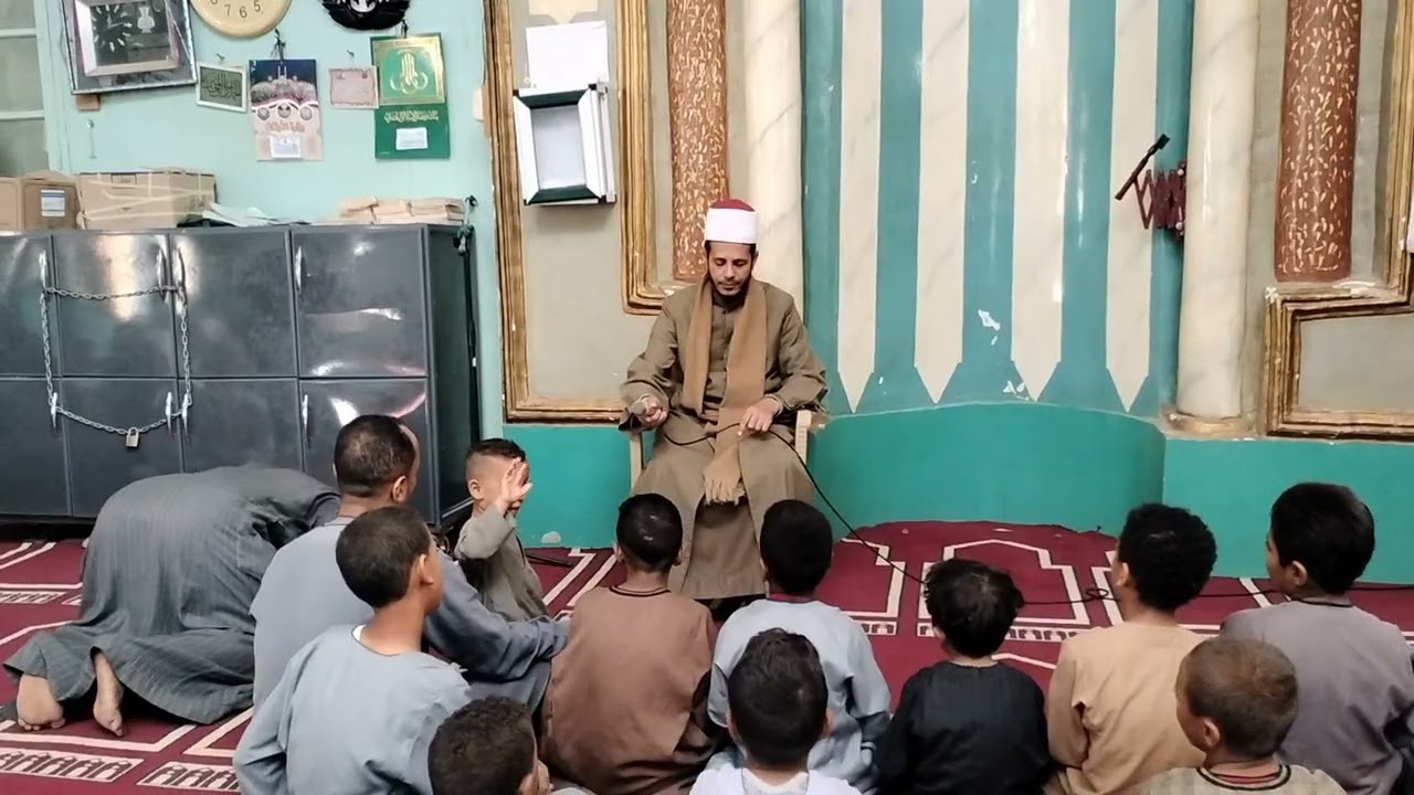 آيات من سورة طه وسط براعم القرآن الكريم  بمسجد أبي بكر الصديق رضي الله عنه 