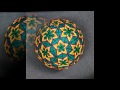 Two Temari Pentagon & Hexagon Surface Treatments at The Illustrated Egg