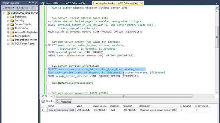 Exploring The Lock Pages In Memory Setting