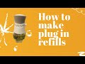 How to make plug in refills easily at home. #diy #save money #essential oils