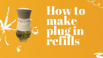 How to make plug in refills easily at home. #diy #save money #essential oils
