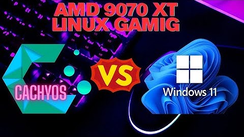 Linux Gaming CachyOS vs Windows 11 AMD GPU Benchmark | 1440p | 4K | Ray Tracing | 9070 XT