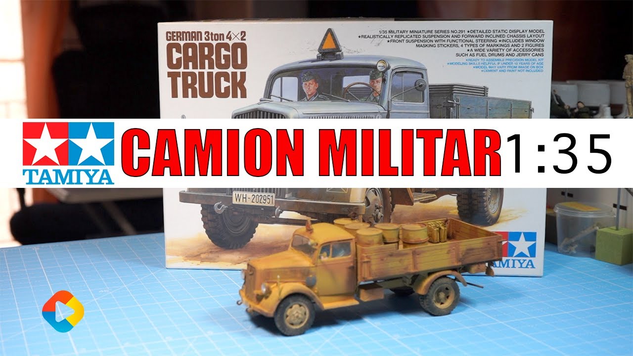 Camion cargo Tamiya German 3Ton 4x2 + colle Tamiya