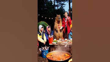 Thắm bỏ ếch vào lều của Capy và cái kết #capybara #vuive #giaitri #cuocsongcuacapy