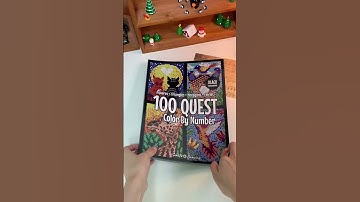 Unwind with this stress-free color by number puzzle book!