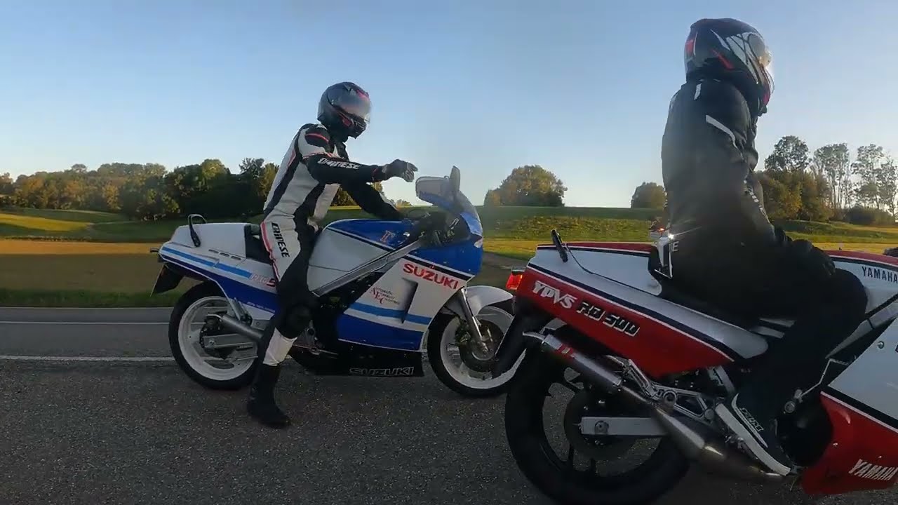 Ride my Suzuki RG500 Gamma and Yamaha RD500 YPVS | 2 Stroke | JL exhaust Sound JollyMoto