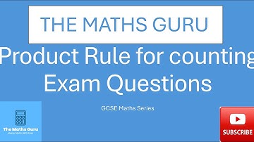 The Product rule for counting exam questions - GCSE Maths Series