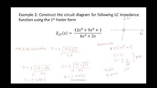 First Foster form Example 2 | LC Circuit | Synthesis of Passive Network