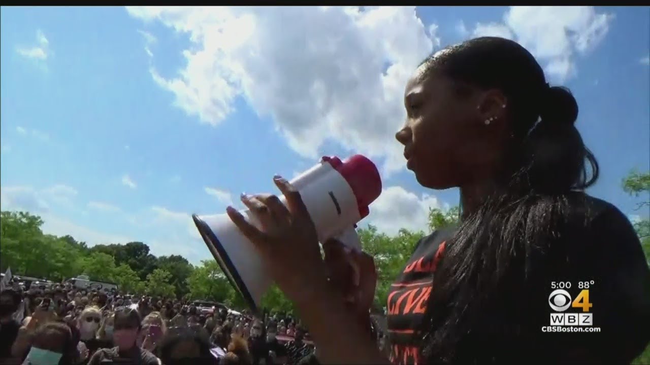 Racial Inequality Protests In Waltham, Woburn Bring Out Several Generations