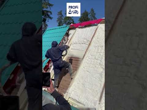 Утепление пенополиуретаном крыши частного дома | Профи-ППУ