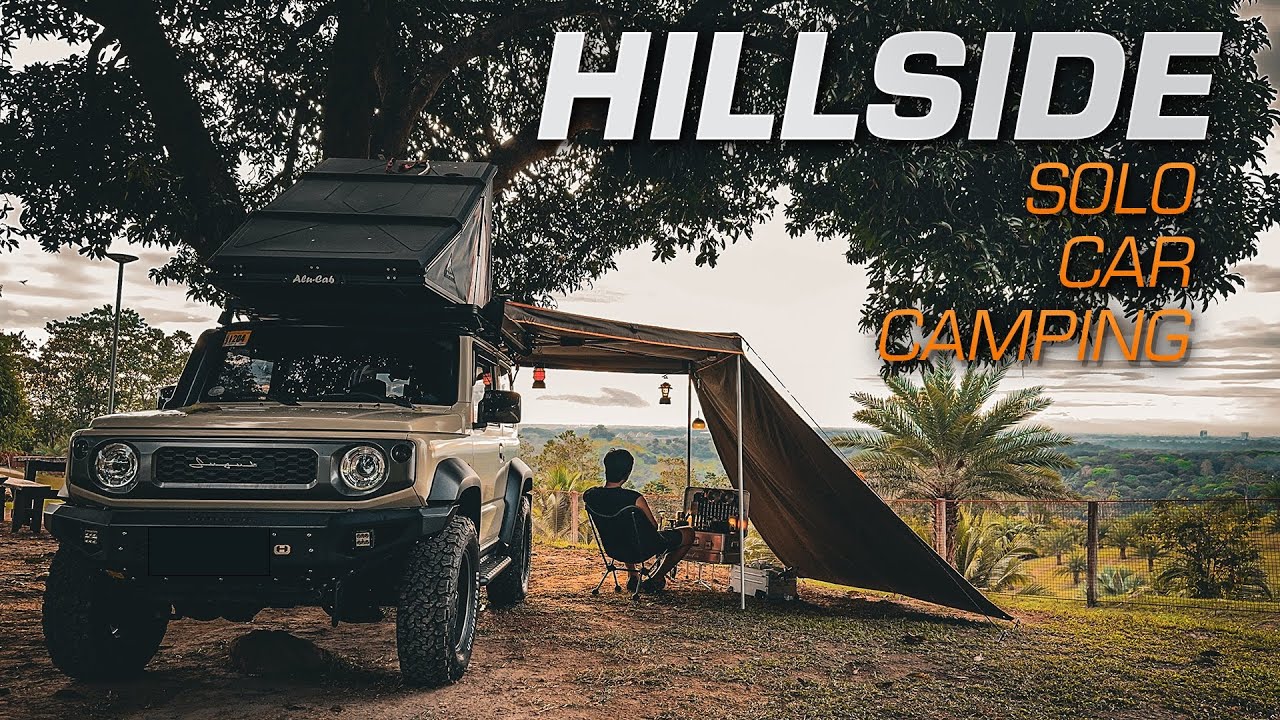 Solo Car Camping | Hillside | Suzuki Jimny