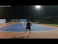 Tennis night with the Tennis_Man. Fun Time! part2