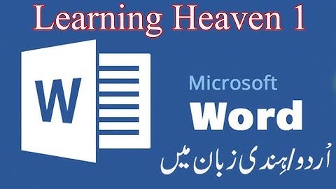 MS Word 2016 TUTORIAL URDUHINDI Complete course series Lesson 12 Proofing