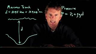 Pressure at Bottom of the Ocean - Marianas Trench | Physics with Professor Matt Anderson | M15-16