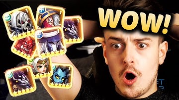 Can anyone beat this INSANE luck in IDLE HEROES?!