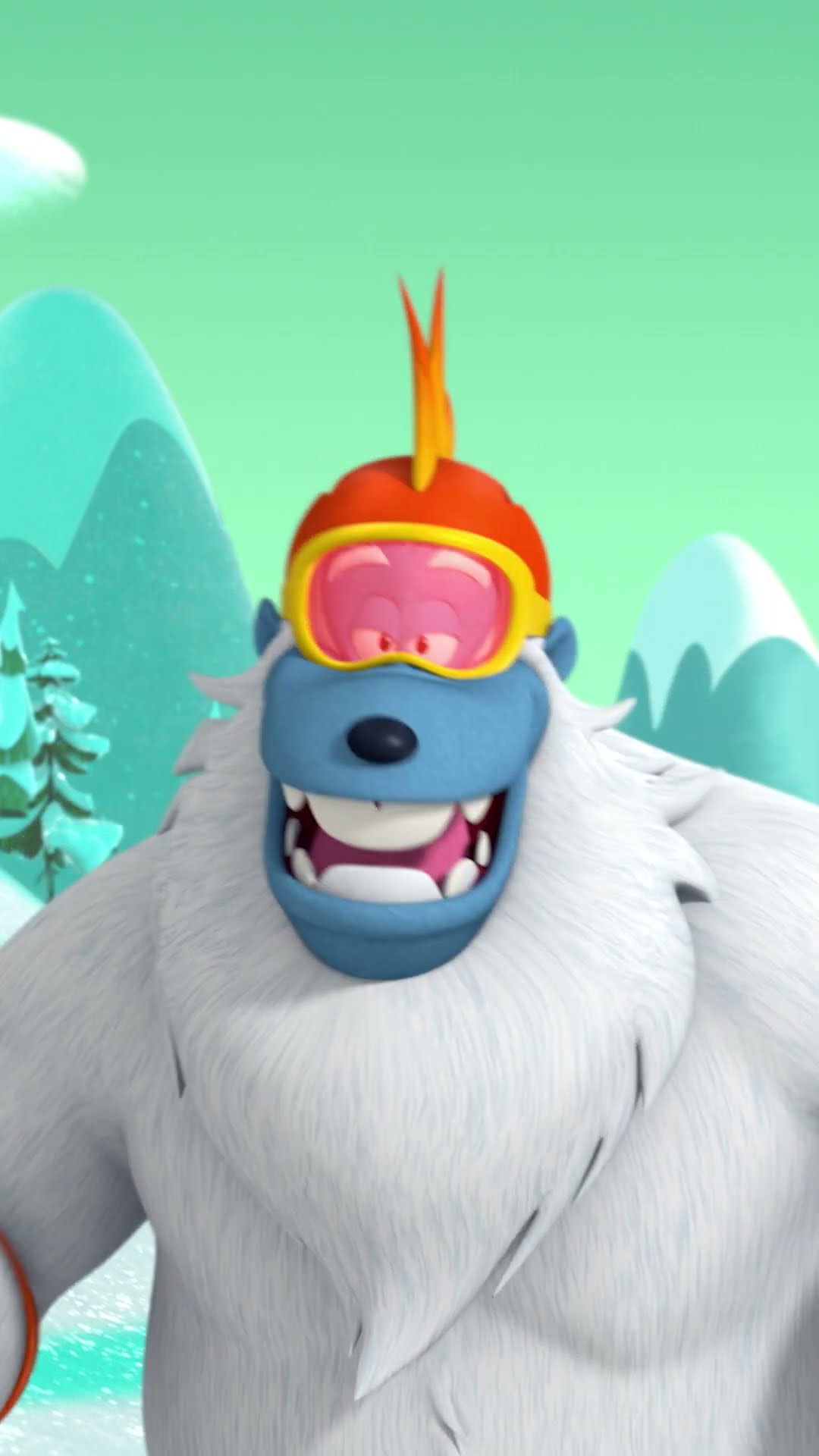 Snowboarding lessons with Mickey and friends! ❄️ #MickeyMouseFunhouse #DisneyJr