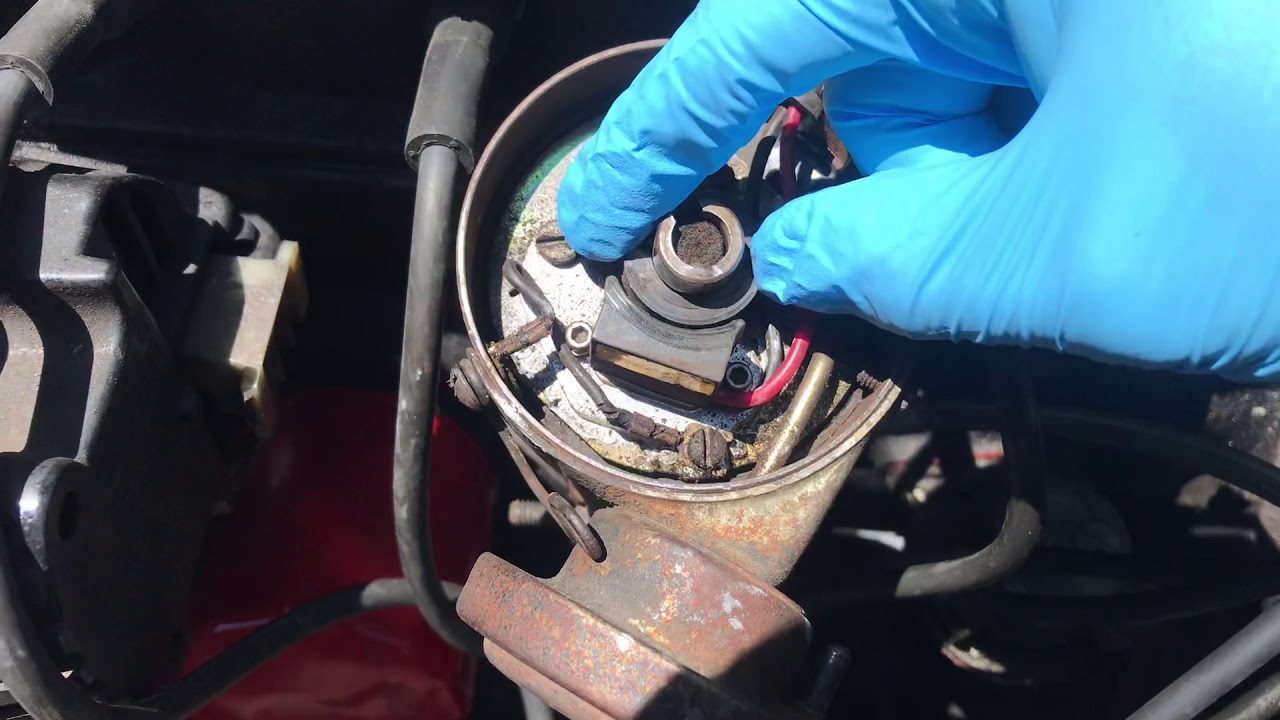 74 triumph spitfire Delco distributor accuspark Magnet moving