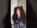 Girl vs curly hair #curlyhairproblems #curlyhair #curls #curlyhairjourney