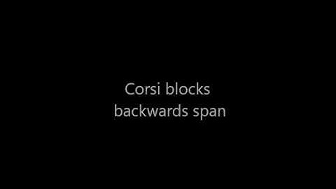 corsi blocks