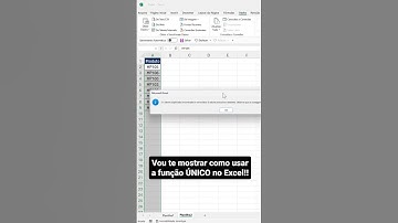 Função ÚNICO no Excel | #shorts
