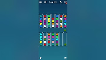 BALL SORT PUZZLE LEVEL 405