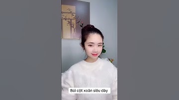 Tóc giả búi cột xoăn b6 siêu đẹp và dễ dùng ạ  #hairstyle #wigs #hair