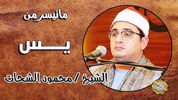 القارئ الشيخ / محمود الشحات ماتيسر من سورة يس