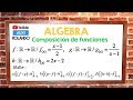 ALGEBRA - Composición de Funciones Ejercicio #2