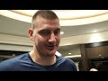 Nikola Jokić Full Post Game Locker Room Interview vs. Timberwolves 🎙