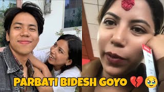 Parbati Bidesh Goyo 💔🥹 Nepal To Dubai ✈️ *Hardest Goodbye