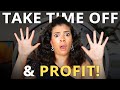 How my YouTube business profited 30% while I was on Maternity Leave (Profit while you&#39;re gone!)