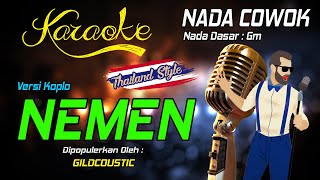 Karaoke NEMEN - Gildcoustic ( Nada Pria )