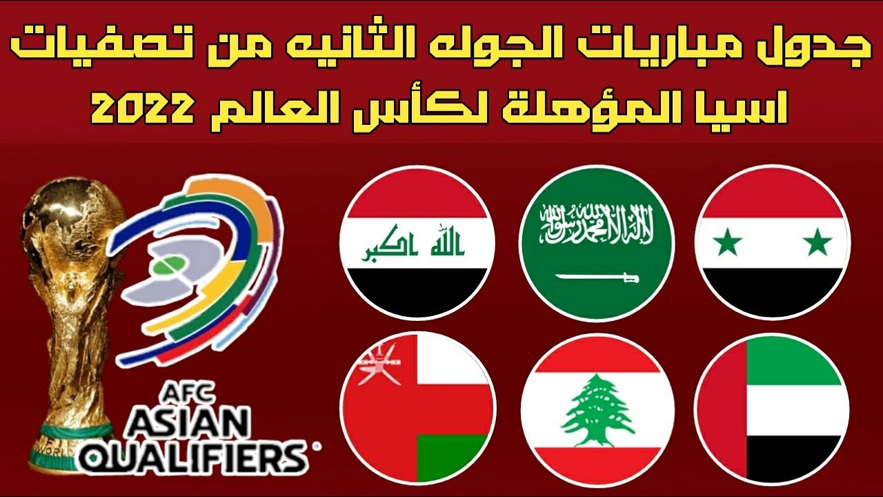 كاس العالم ترتيب 2022 اسيا تصفيات جدول ترتيب تصفيات